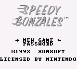 Speedy Gonzales (USA, Europe)